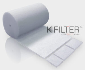 Synthetic air filter pad